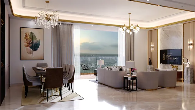 Signature Twin Towers DXP — living and dining interior