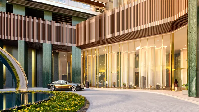 Signature Twin Towers DXP — grand entrance porte-cochere