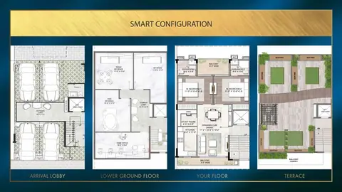 Smart World Gems 2.5 BHK floor plan