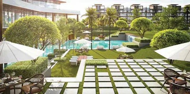 Smart World Gems — pool and landscape