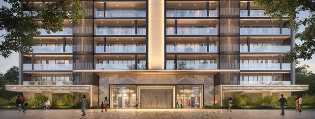 Smartworld Nature's Court — tower entrance elevation