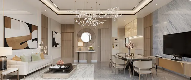 Smartworld Nature's Court — living room interior