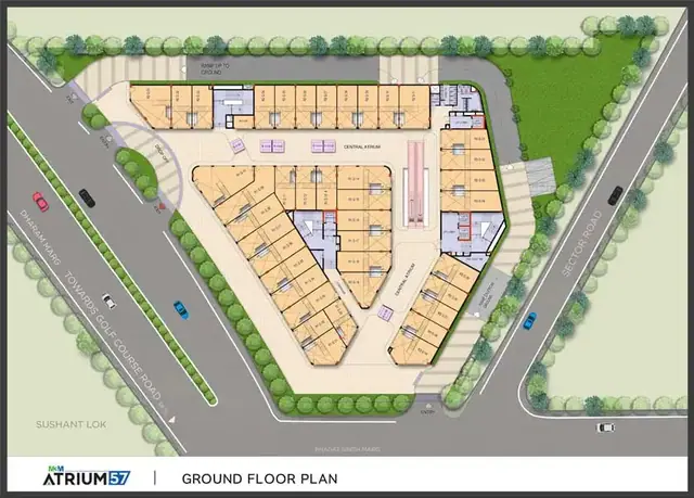 Smartworld One DXP master plan / site layout