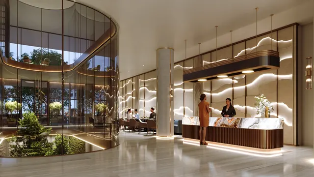 Smartworld One DXP — grand lobby