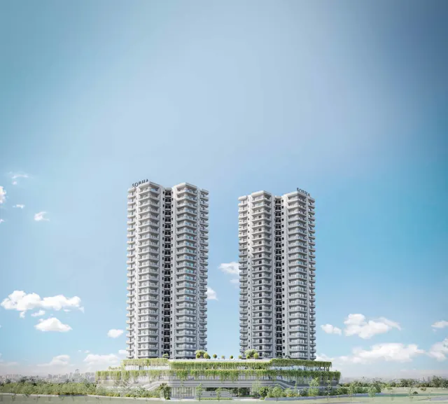 Sobha Altus — towers elevation day (brochure)
