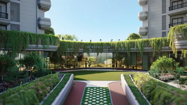 Sobha Altus — landscaped podium garden (brochure)