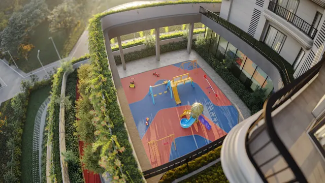 Sobha Altus — kids play area aerial (brochure)