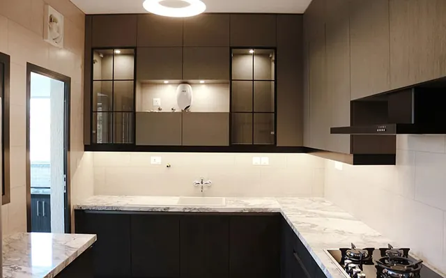 Sobha City Gurgaon — kitchen (sample flat)