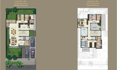 Sobha International City 5 BHK floor plan