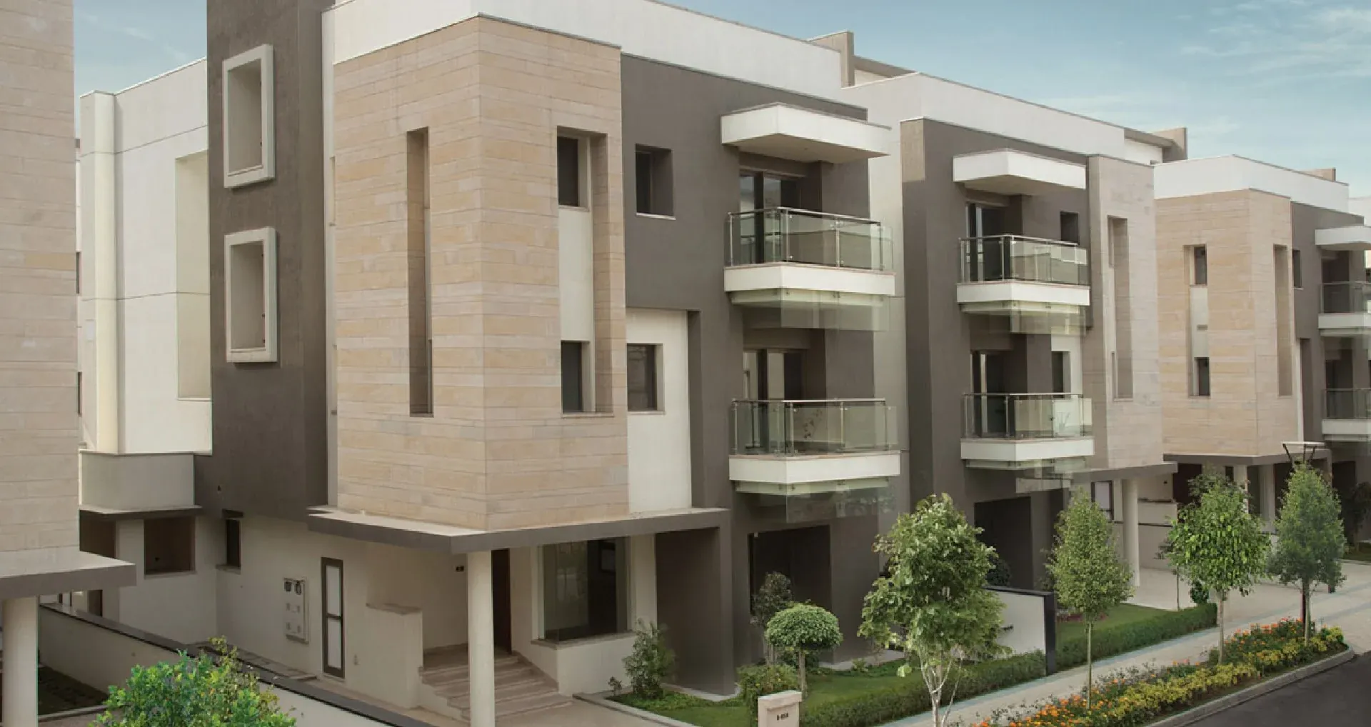 Sobha International City — villa exterior elevation