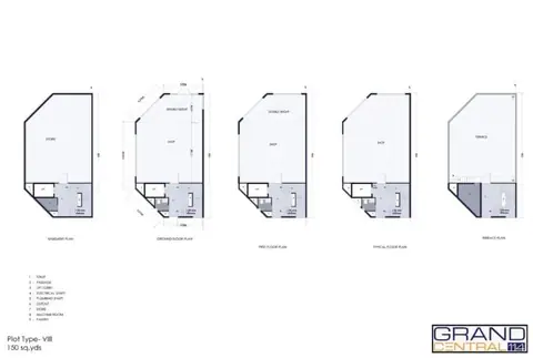 Spaze Grand Central 114 SCO floor plan