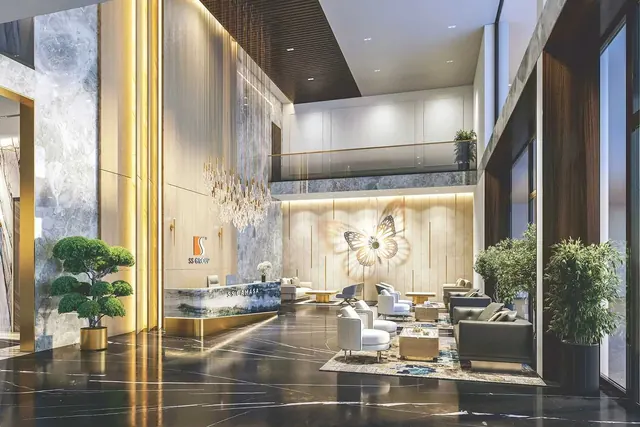 SS Camasa — entrance lobby (render)