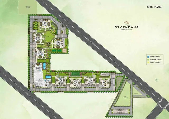 SS Cendana master plan / site layout