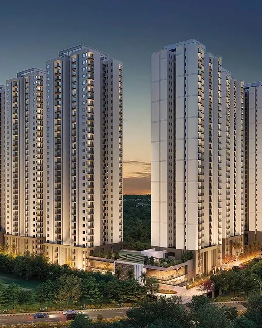 SS Cendana — exterior towers at dusk