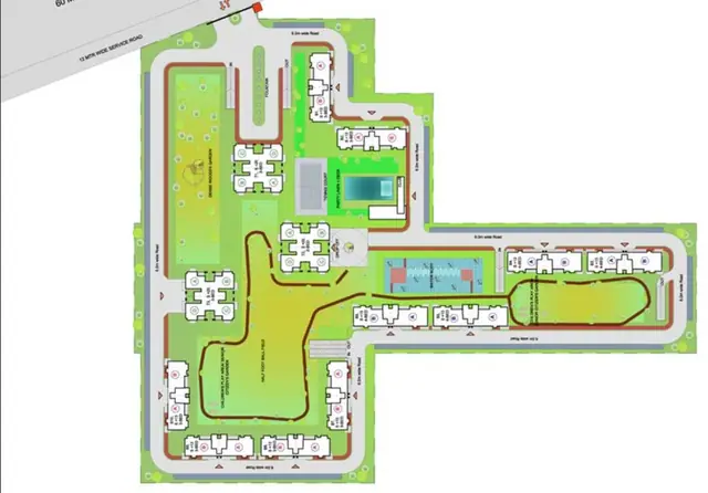 SS The Leaf master plan / site layout