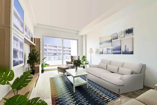 SS Linden — living room (sample flat)