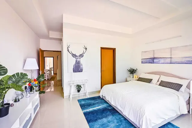 SS Linden — bedroom (sample flat)