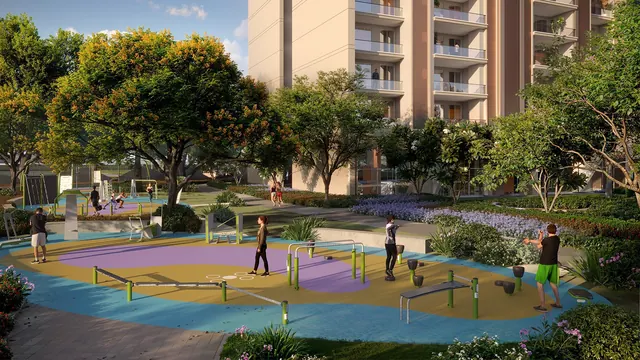 Suncity Monarch Residences — Outdoor fitness zone