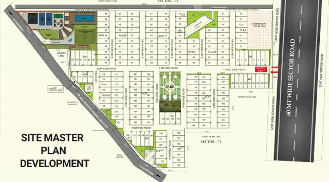 Trehan One Good Earth master plan / site layout