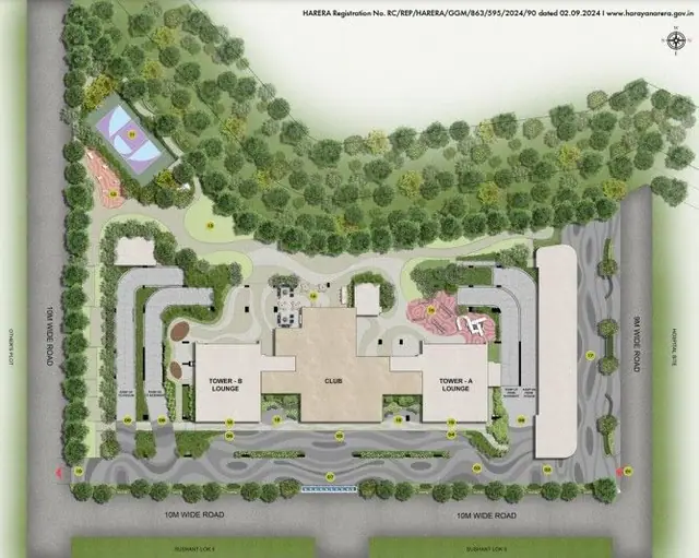 TREVOC Royal Residences master plan / site layout