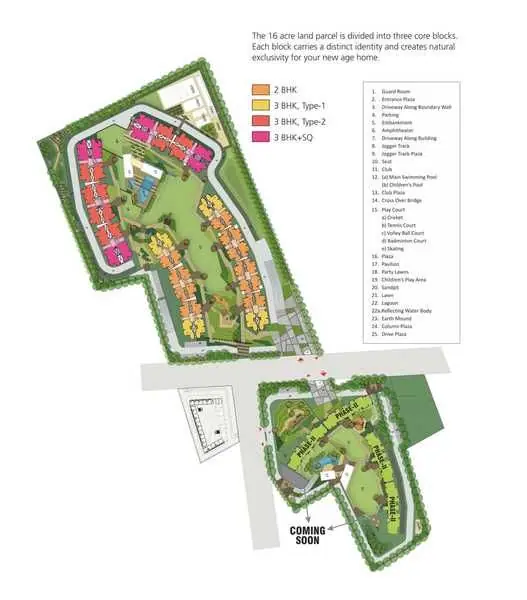 Umang Winter Hills master plan / site layout
