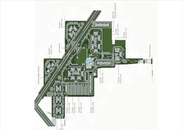Vatika Gurgaon 21 master plan / site layout