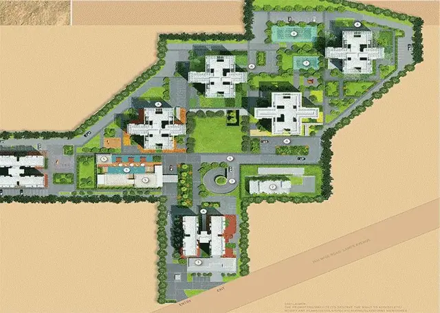 Vatika The Seven Lamps master plan / site layout