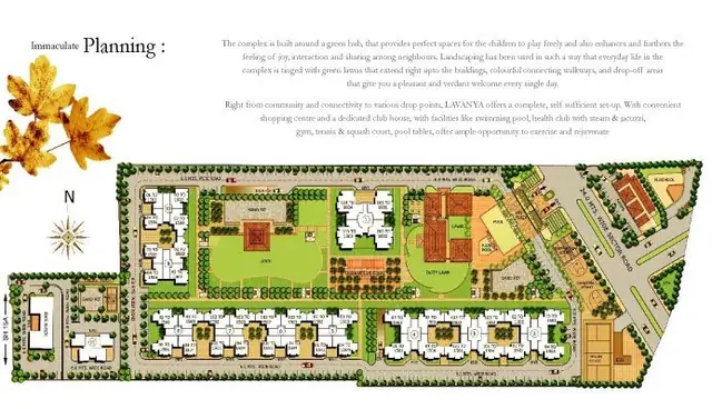 Vipul Lavanya master plan / site layout