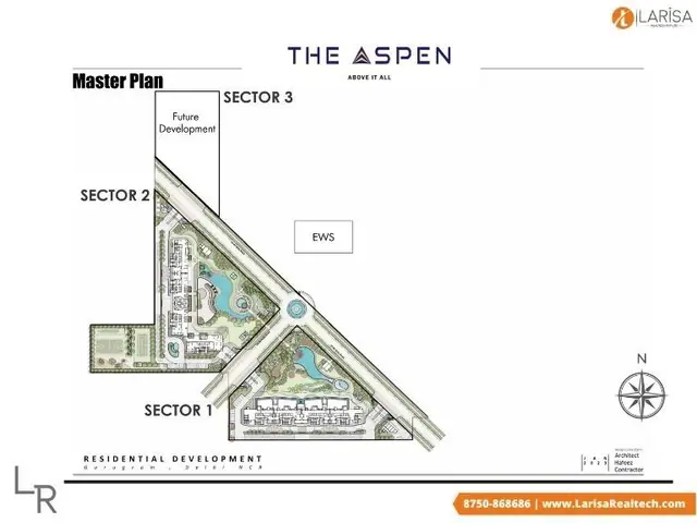Whiteland The Aspen master plan / site layout