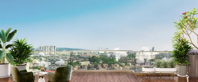 Whiteland The Aspen — balcony view (render)