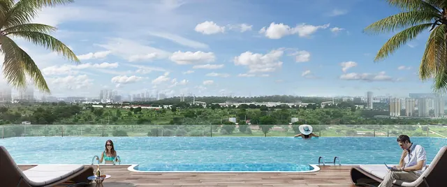 Whiteland Blissville — infinity pool (render)