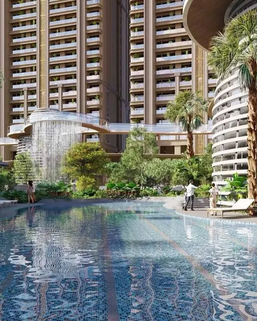The Westin Residences pool and towers