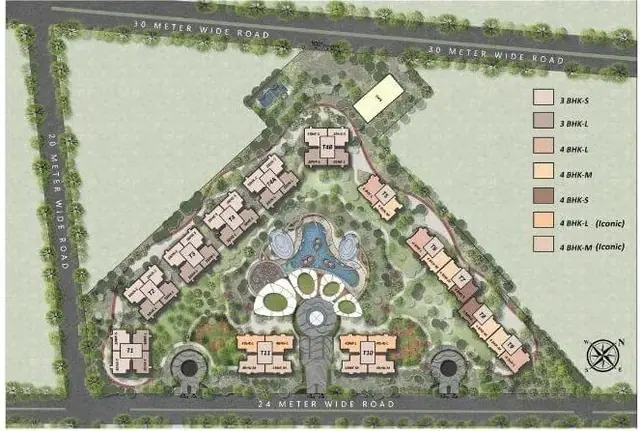 Whiteland Westin Residences master plan / site layout