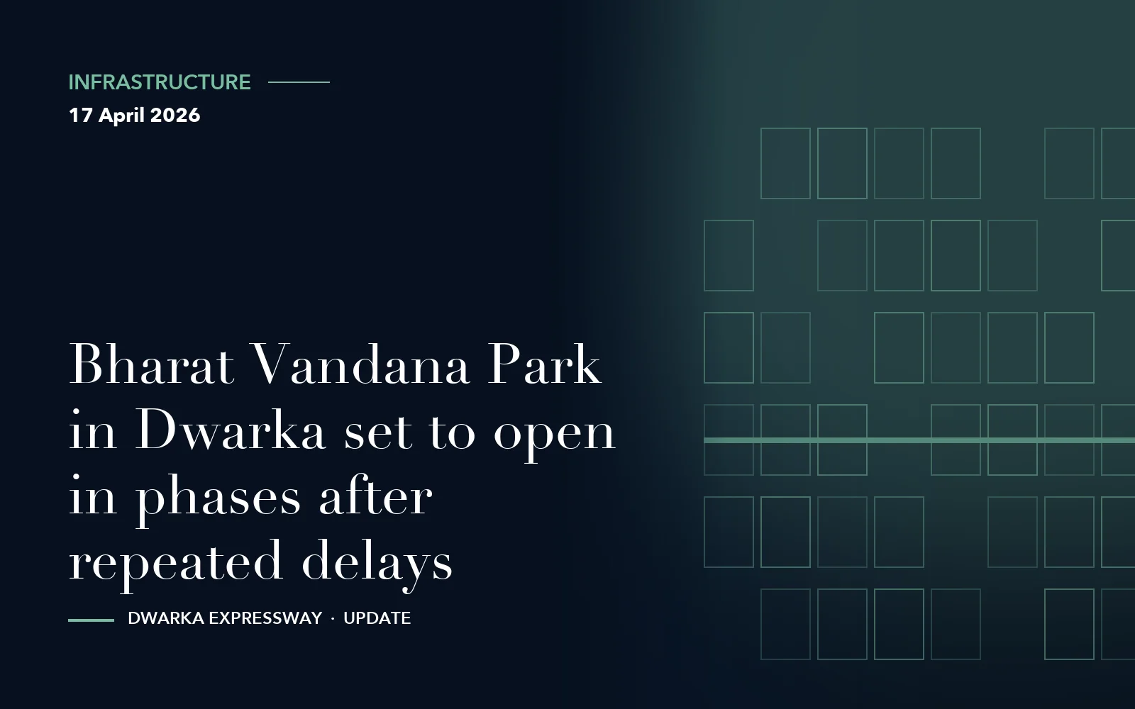 Bharat Vandana Park in Dwarka set to open in phases after repeated delays