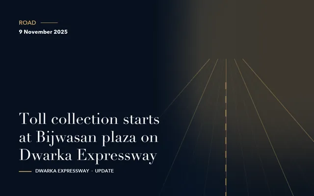 Toll collection starts at Bijwasan plaza on Dwarka Expressway